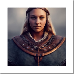 Viking Shield Maiden Posters and Art